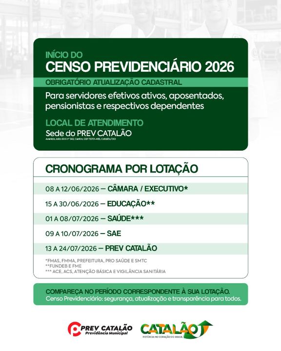 Imagem do comunicado