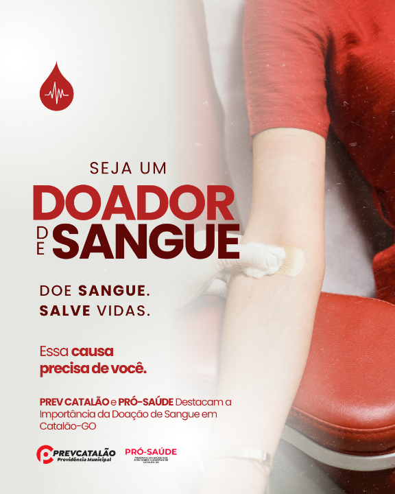 Seja um doador de sangue 