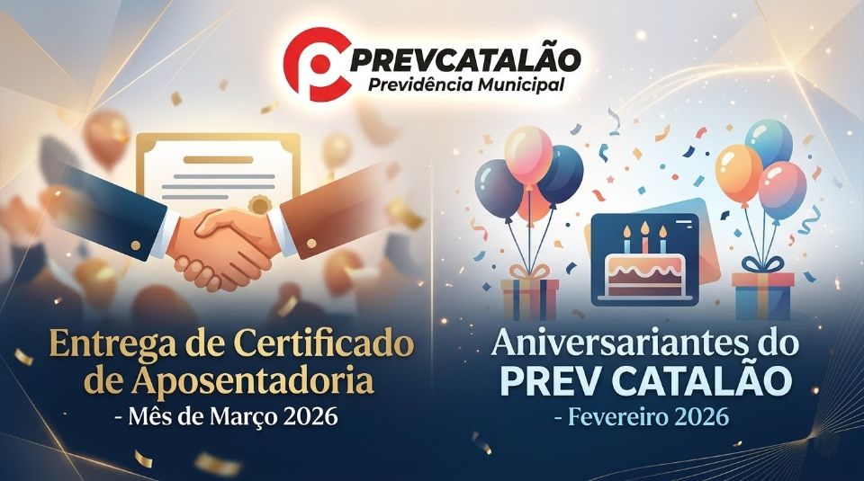 Reconhecimento e Gratidão: Com a presença do Prefeito, PREV CATALÃO realiza entrega de Certificados aos novos aposentados